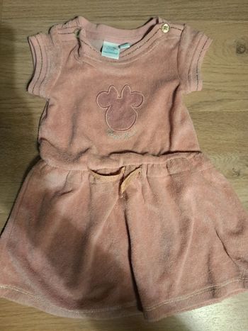 Robe en eponge 12 mois minnie