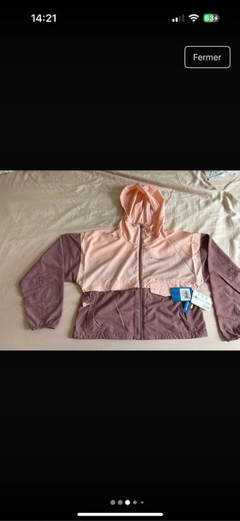 Imperméable coupe vent Columbia - taille S - rose