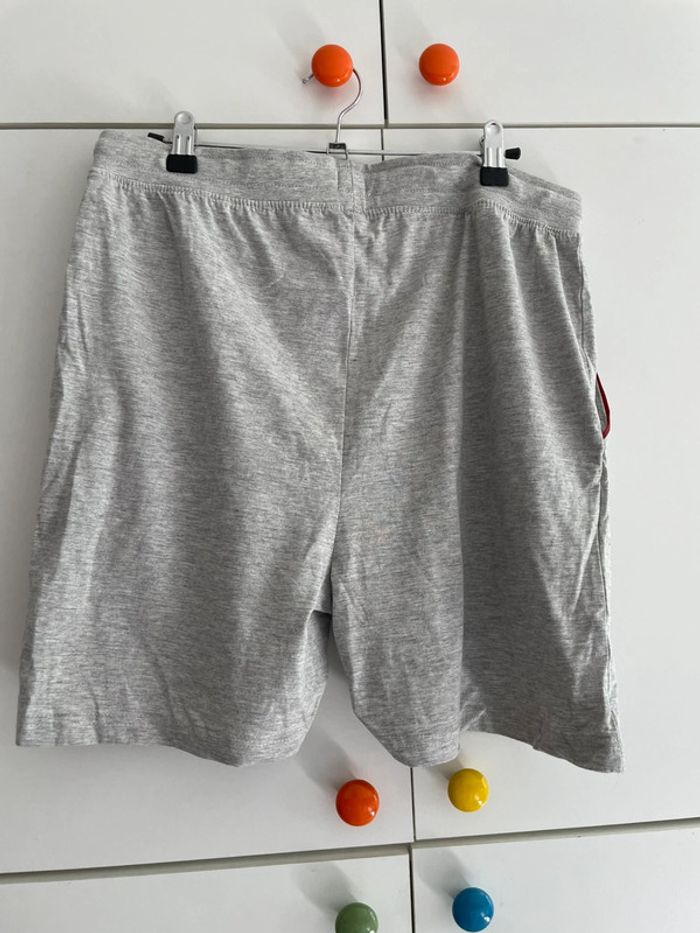 Short gris en coton taille XL unis - photo numéro 2