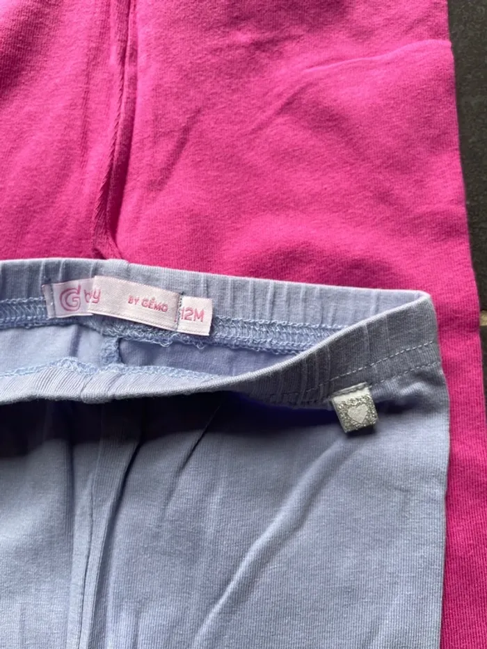 Lot leggings longs 12 mois - photo numéro 2