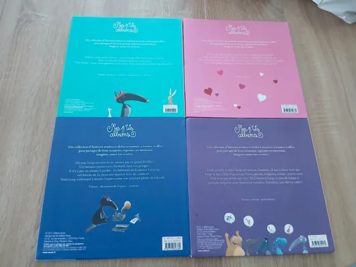 Lot de 4 livres le loup - photo numéro 2