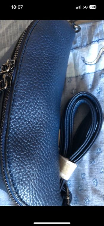 Sac banane bleu marine
