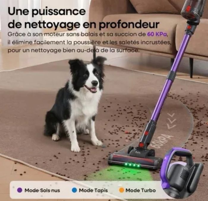 ASPIRATEUR BALAI SANS FIL ERABROS EV3 - photo numéro 7