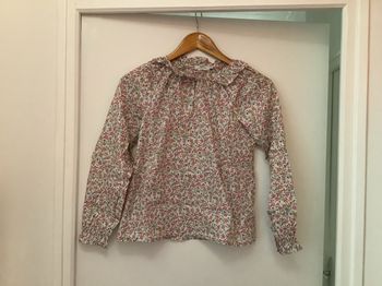 Blouse en Liberty Cyrillus 12 ans