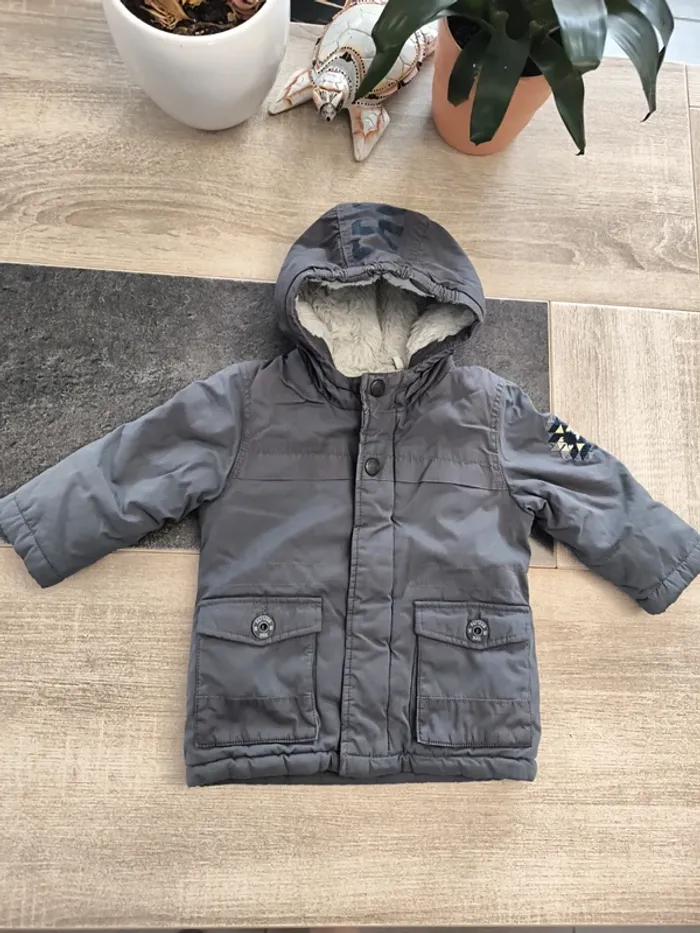 Parka intérieur polaire garçon 12 mois IKKS - photo numéro 2