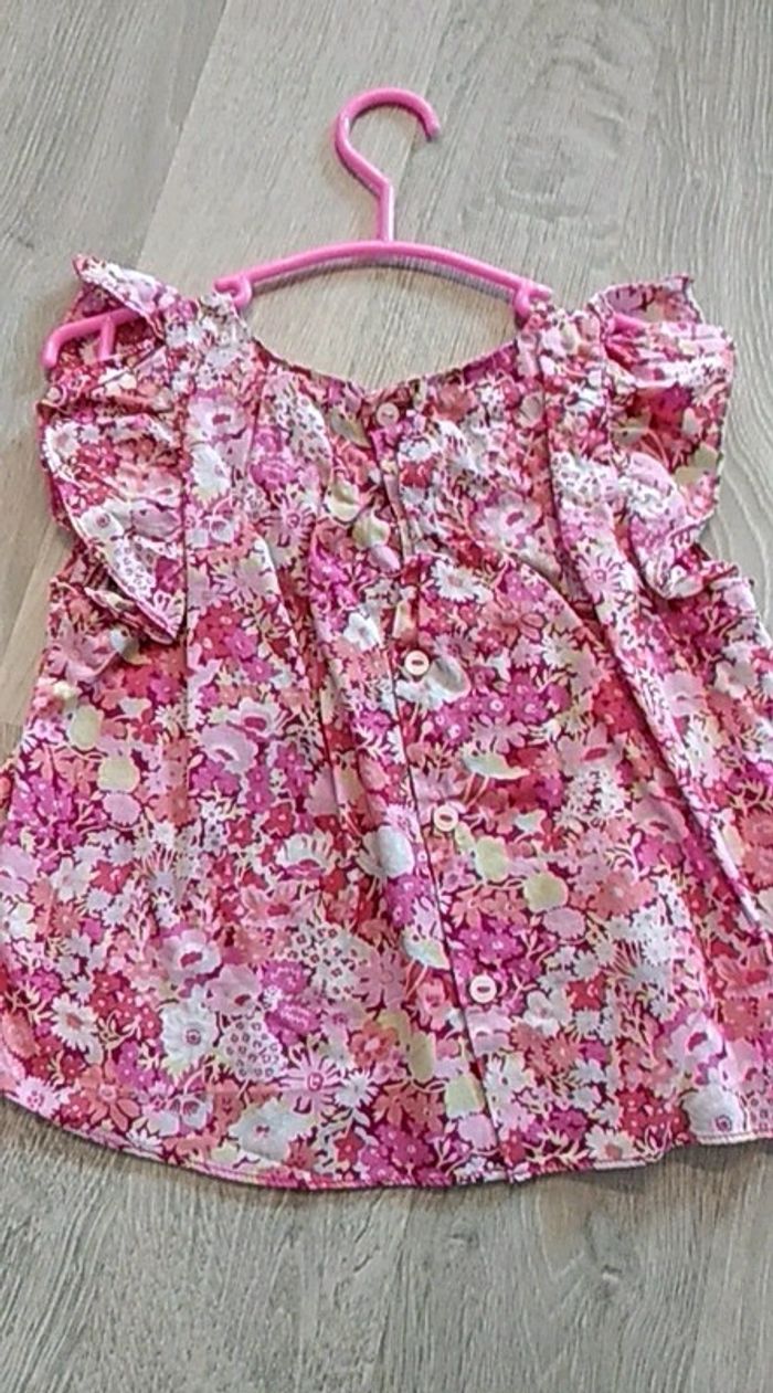 Tunique volantes Jacadi 18 mois liberty - photo numéro 4