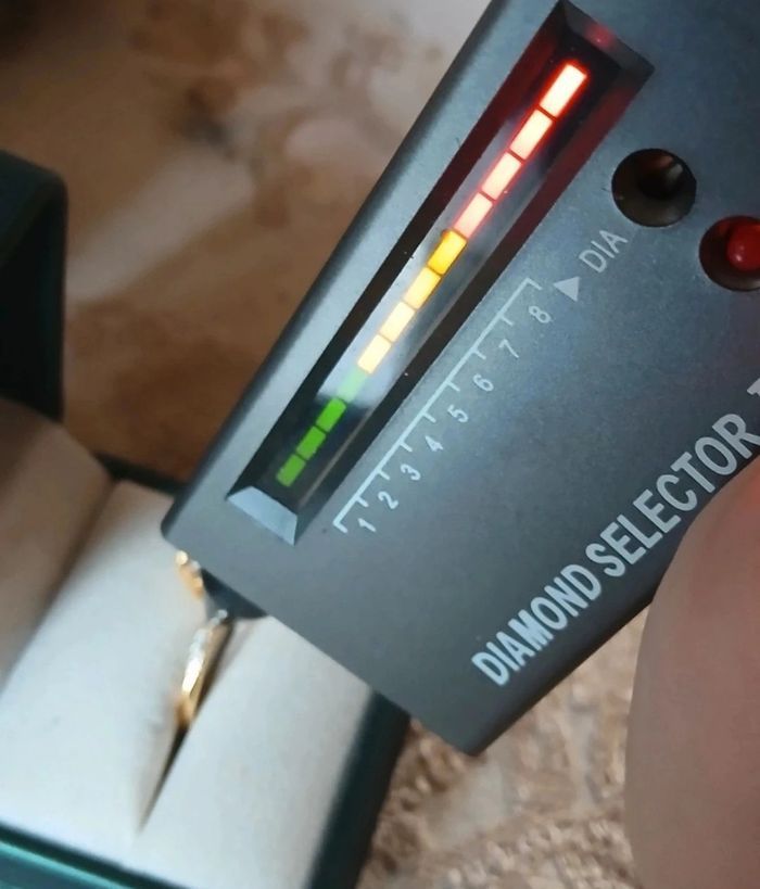 Bague argent plaqué or jaune Moissanite - photo numéro 10