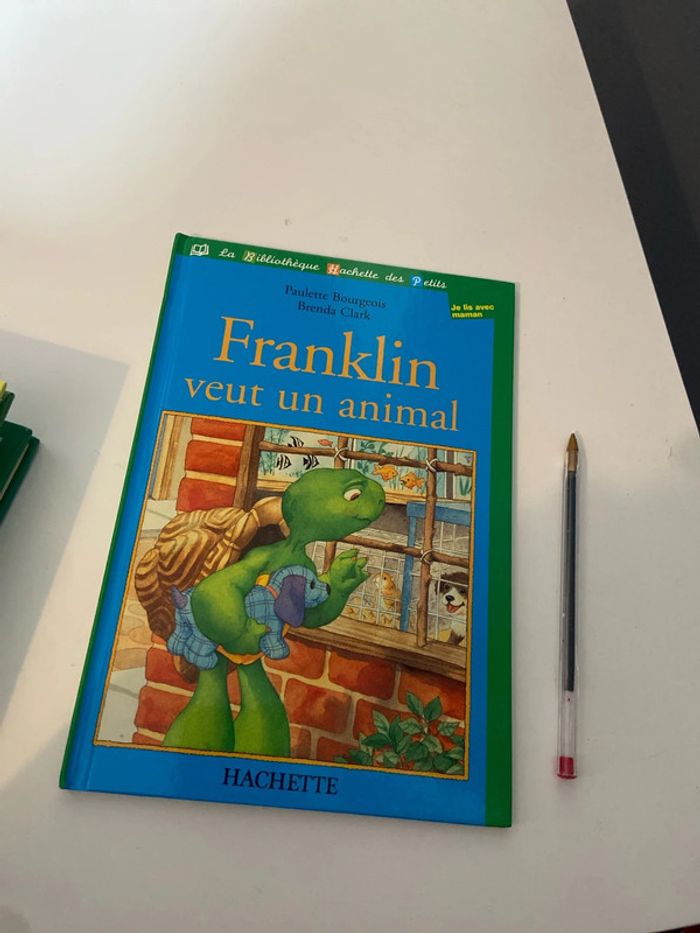 Lot de deux livres Franklin veut un animal - photo numéro 2