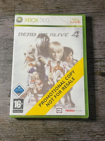 Dead Or Alive 4 - Xbox 360 Promotional Copy UK Microsoft Neuf Sous Blister