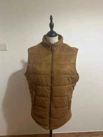 Veste sans manches ZARA style daim