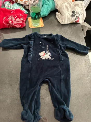 Pyjama Grenouillère Marie Taille 3 mois