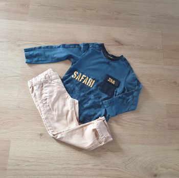 💚 Ensemble tee-shirt ML pantalon 3 ans Kiabi/Tex #emyfleury_3ansgarçon