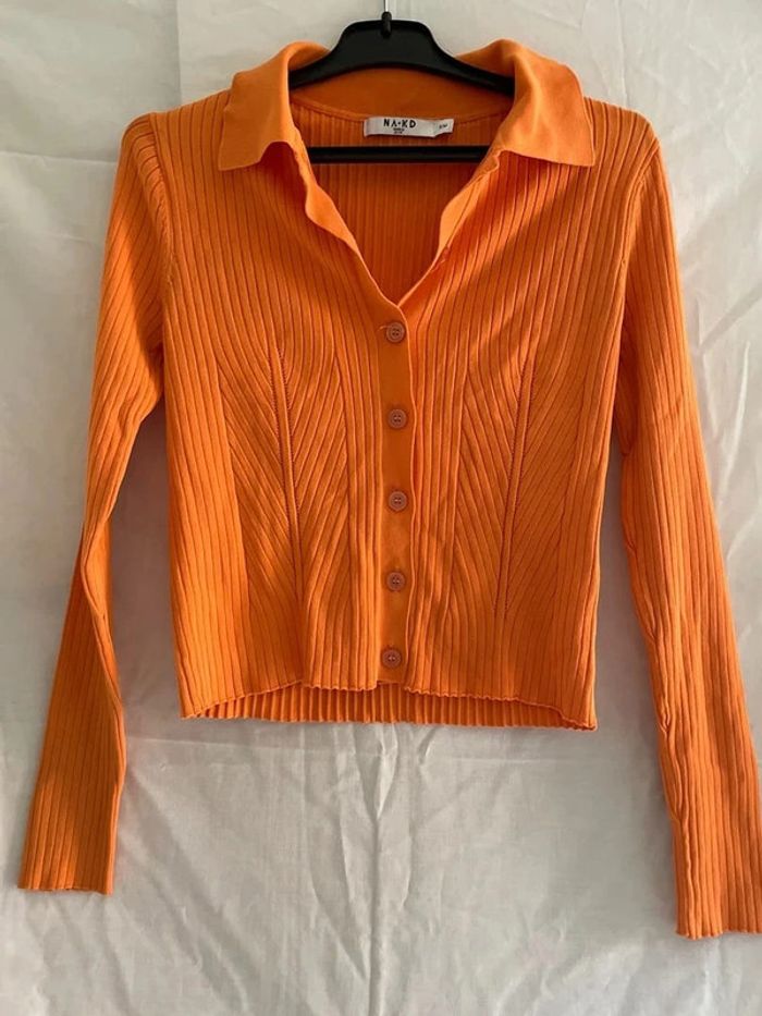 haut et t-shirt Na-kd orange taille S