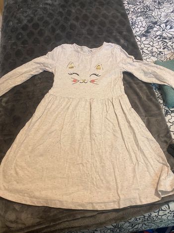 Robe manche longue coton