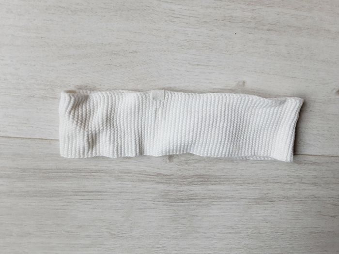 Vêtement bébé fille bandeau taille unique blanc Obaïbi - photo numéro 2