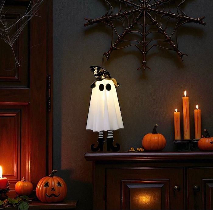 Décoration Halloween fantôme lumineux