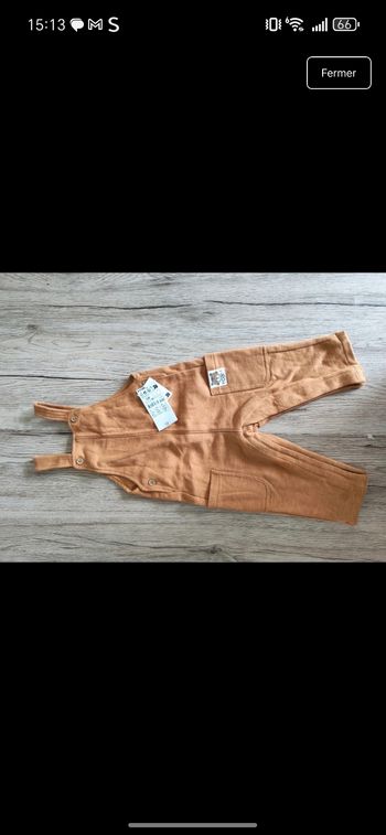 Salopette 12 mois neuve 