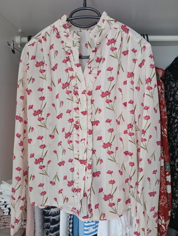 Chemise fleurie