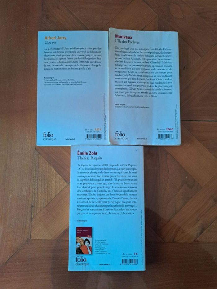 Lot de 3 livres édition folio classique - photo numéro 2