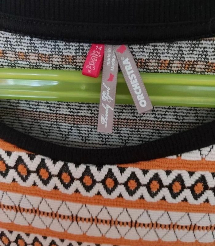 Robe jacquard Orchestra 14 ans Neuve - photo numéro 3