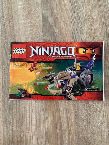 Notice livret Lego Ninjago 70745 Véhicule Masters of Spinjintzu