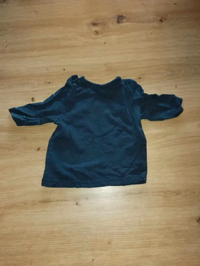 Lots 3 T-shirt manche longue garçon taille 1 mois - photo numéro 8