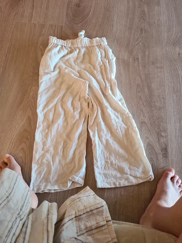 Pantalon lin 8ans fpc - photo numéro 5