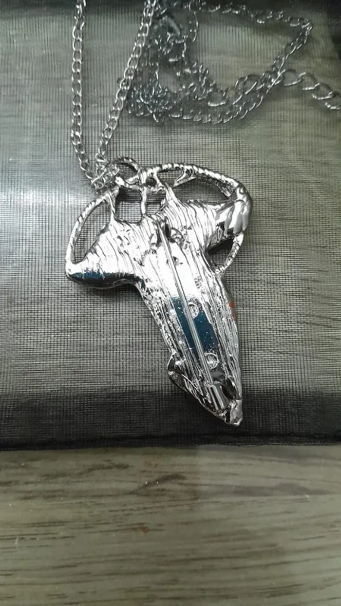 Broche/Collier - Feuille Elfique (Seigneur des Anneaux) - photo numéro 3