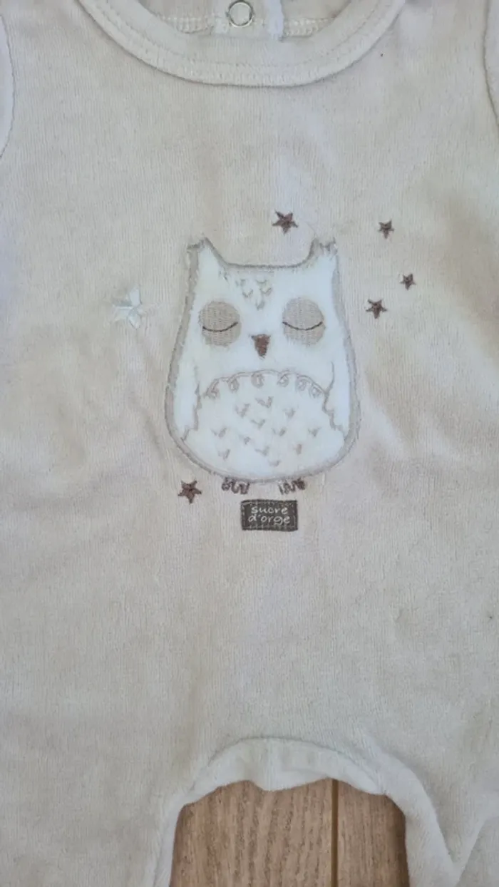 Ensemble pyjama body sucre d'orge naissance - photo numéro 3