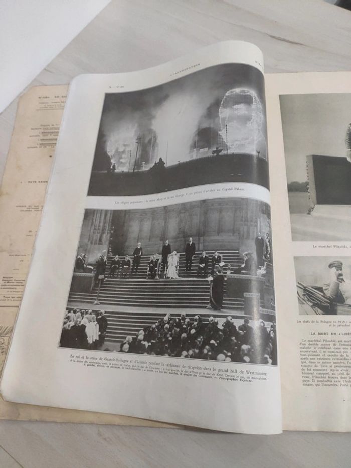 Livre L'illustration jubilé des souverains britanniques Reine Mary roi George V 1935 - photo numéro 6