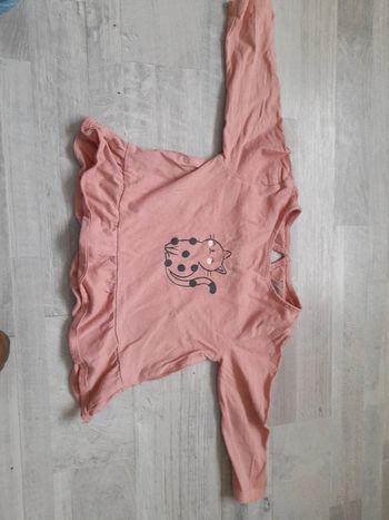 Tee shirt kiabi 18 m chat