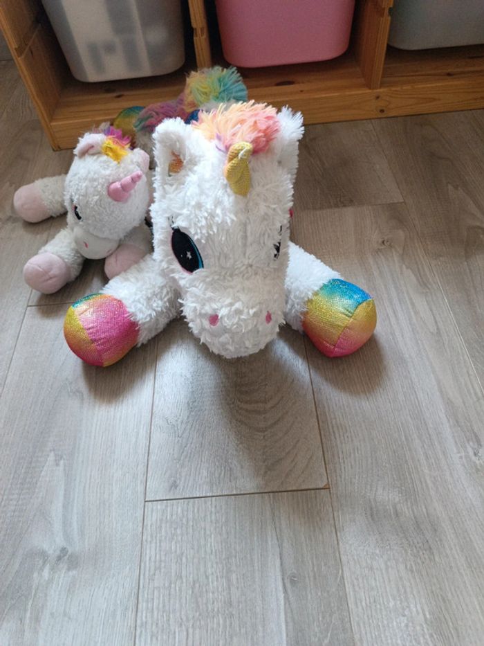 Lot de deux peluches licorne - photo numéro 4