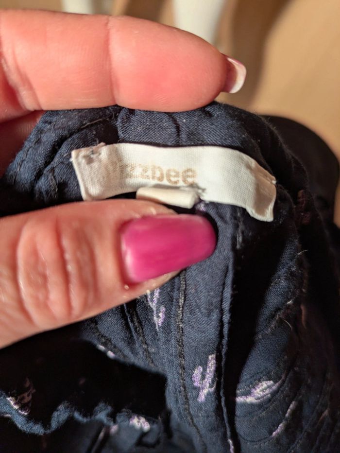 Haut fluide manche courte motif cacrus bizzbee - photo numéro 6