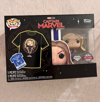 Coffret Funko pop captain Marvel