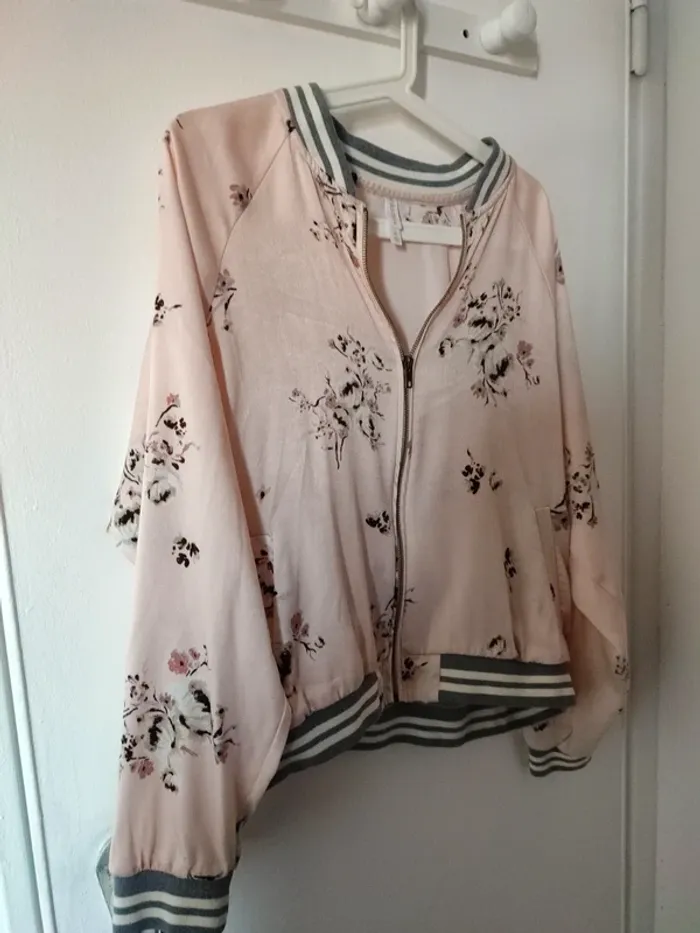 Blouson teddy Inconnu (rose), XL / 42 / 14