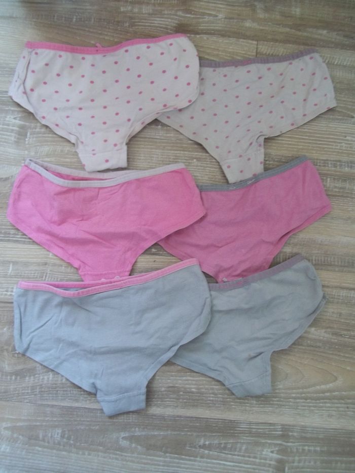 lot de 3 shorties Kiabi rose/gris 6 ans - photo numéro 3