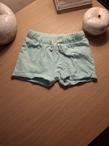 Short orchestra turquoise clair 18 mois 81 cm