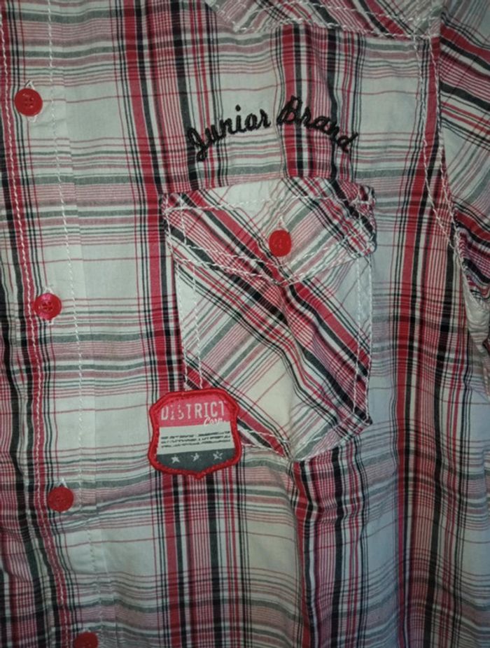 Chemise à carreaux 10 ans - photo numéro 4