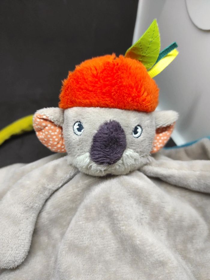 Moulin Roty Dans La Jungle Koala Panthère réversible doudou plat mouchoir  #geektradedoudou - photo numéro 5