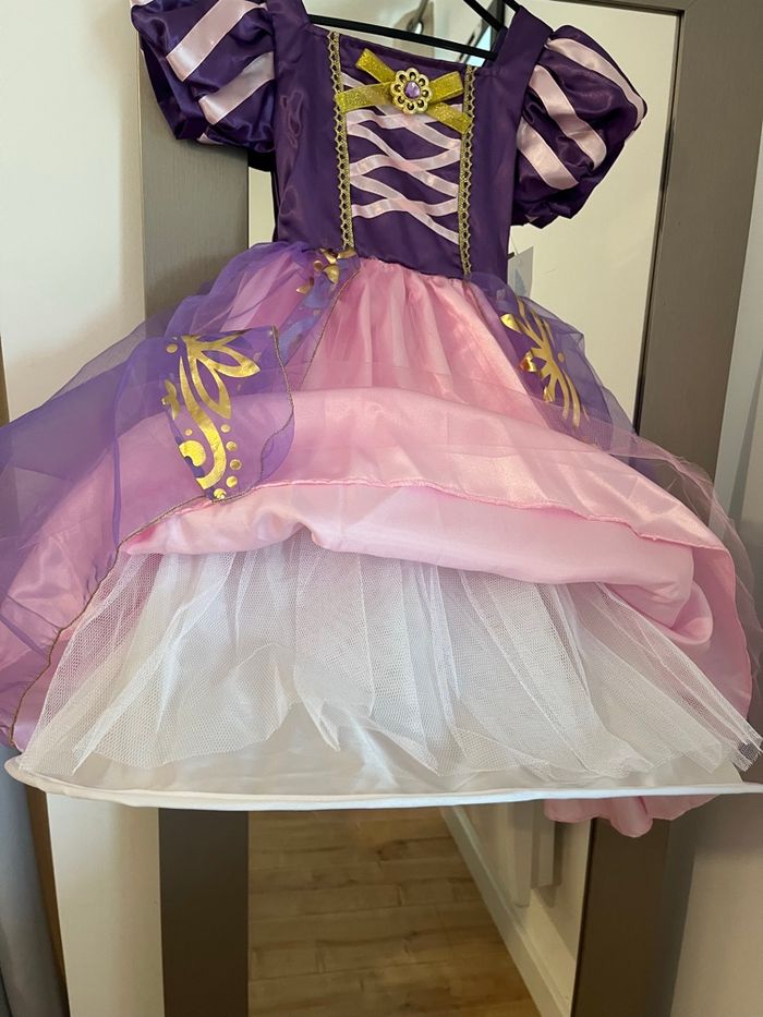 Robe de déguisement Raiponce 3ans/ 4 ans Labay - photo numéro 4