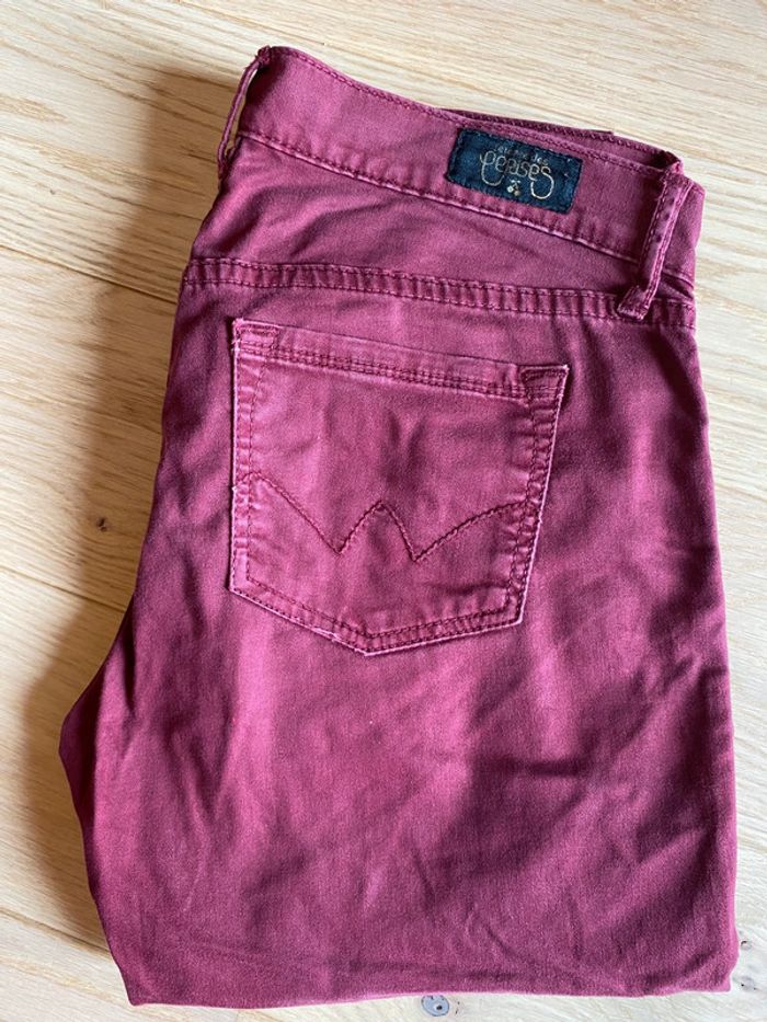 Pantalon Le Temps des Cerises 28 – Prune - photo numéro 3