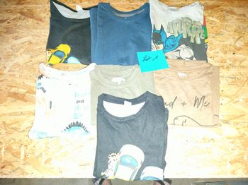 Lots t-shirt 5 ans 110