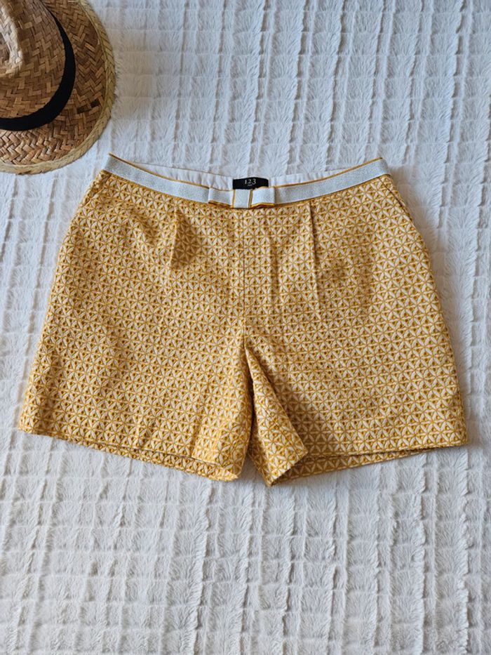 Short jaune vintage taille 38 123 Paris - photo numéro 2