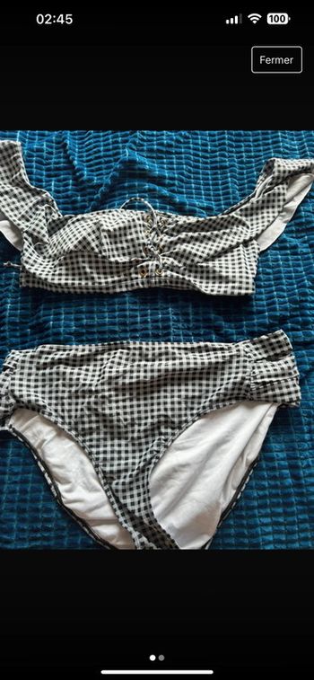 Maillot de bain à carreaux