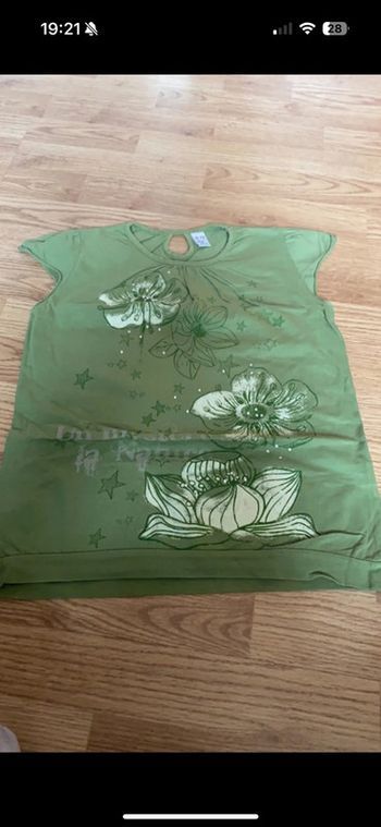 T-shirt vert  12 ans Zara