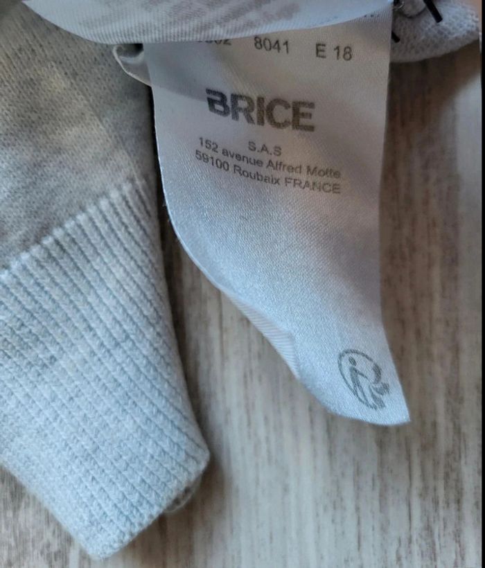 Pull homme BRICE gris clair – col châle boutonné – taille S – style chic casual en maille fine - photo numéro 7