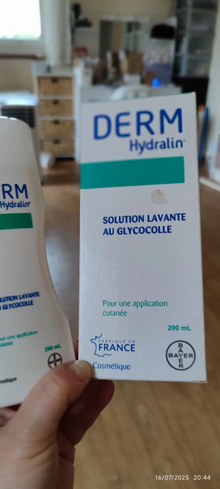 Bayer Derm Hydralin solution lavante intime au Glycololle 200 ml - photo numéro 5