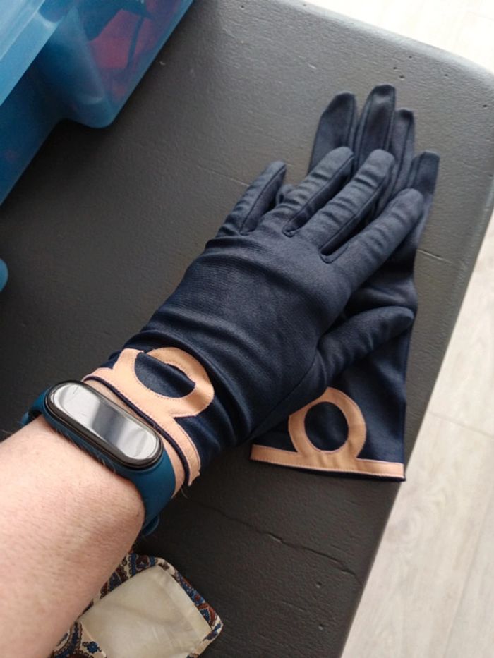 Gants bleus - photo numéro 2