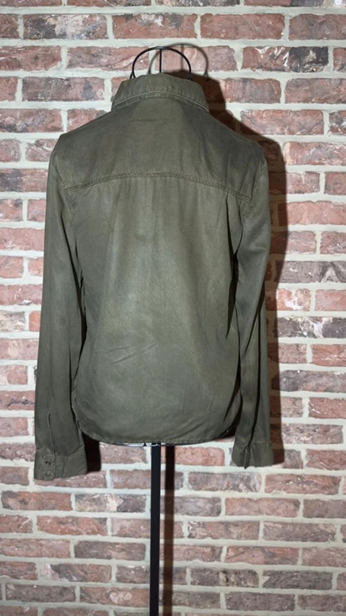 Chemise kaki Zara Taille XS / 34 - photo numéro 7