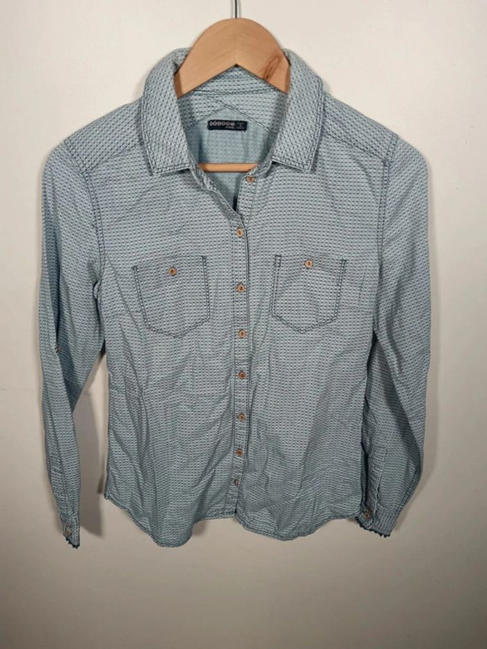 C12 chemise imprimé bleu Bonobo S